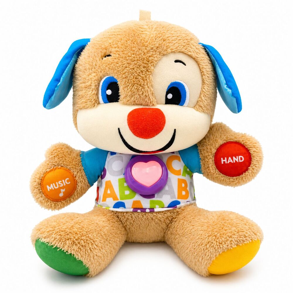 Fisher Price Laugh and Learn ABC Smart Stages Interactive Puppy Dog Blue Ears
